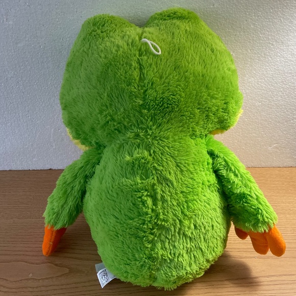 Fiesta Dart Frog Plush Colorful Stuffed Animal Big Glitter Eyes Large 21” Toy - Picture 3 of 8